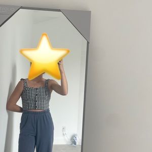 Brandy checkered tank!